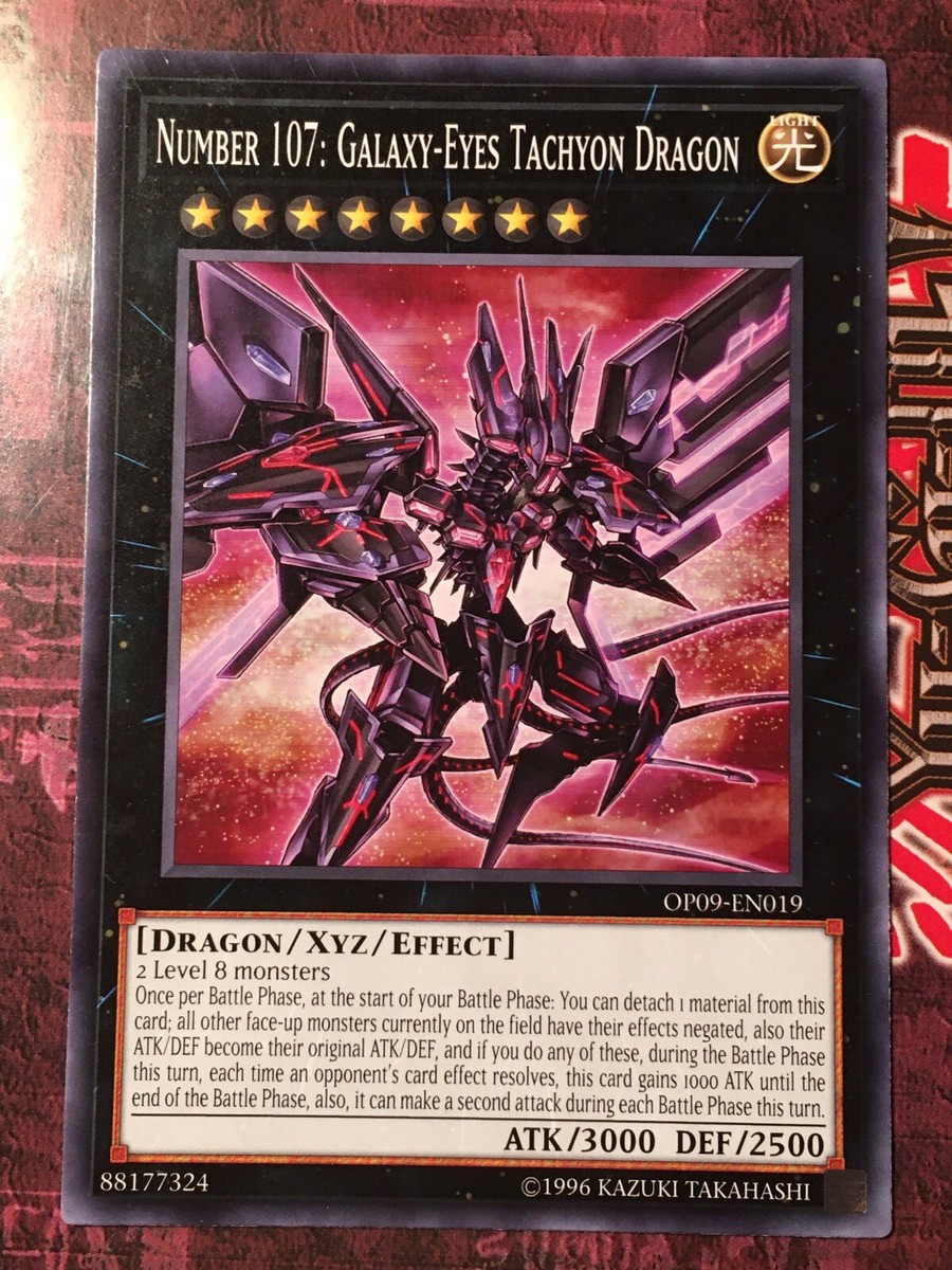 Number 107: Galaxy-Eyes Tachyon Dragon - OP09-EN019 - Common