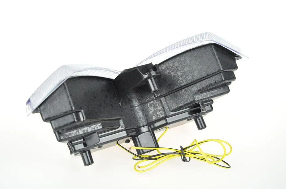 Luz trasera de freno LED señal de giro apta para Kawasaki 06-20 Ninja ZX-14/R transparente Foto 4 de 4