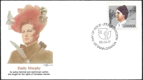 🍁Canada  #1048     "EMILY MURPHY"     Brand New  1985  Fleetwood Cover