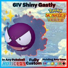 ✨Shiny Gastly 6IV✨ Pokemon Scarlet & Violet  🚀Fast🚀
