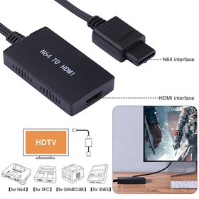 N64 To HDMI Converter Adapter HD Link Cable For Nintendo Gamecube Super NES SNES