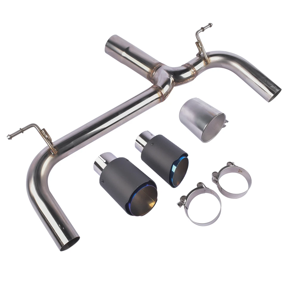 Kit de silenciador de escape traseiro eixo ponta de carbono para 2012-2016 BMW 335i F30 435i F32 - Imagem 2 de 4