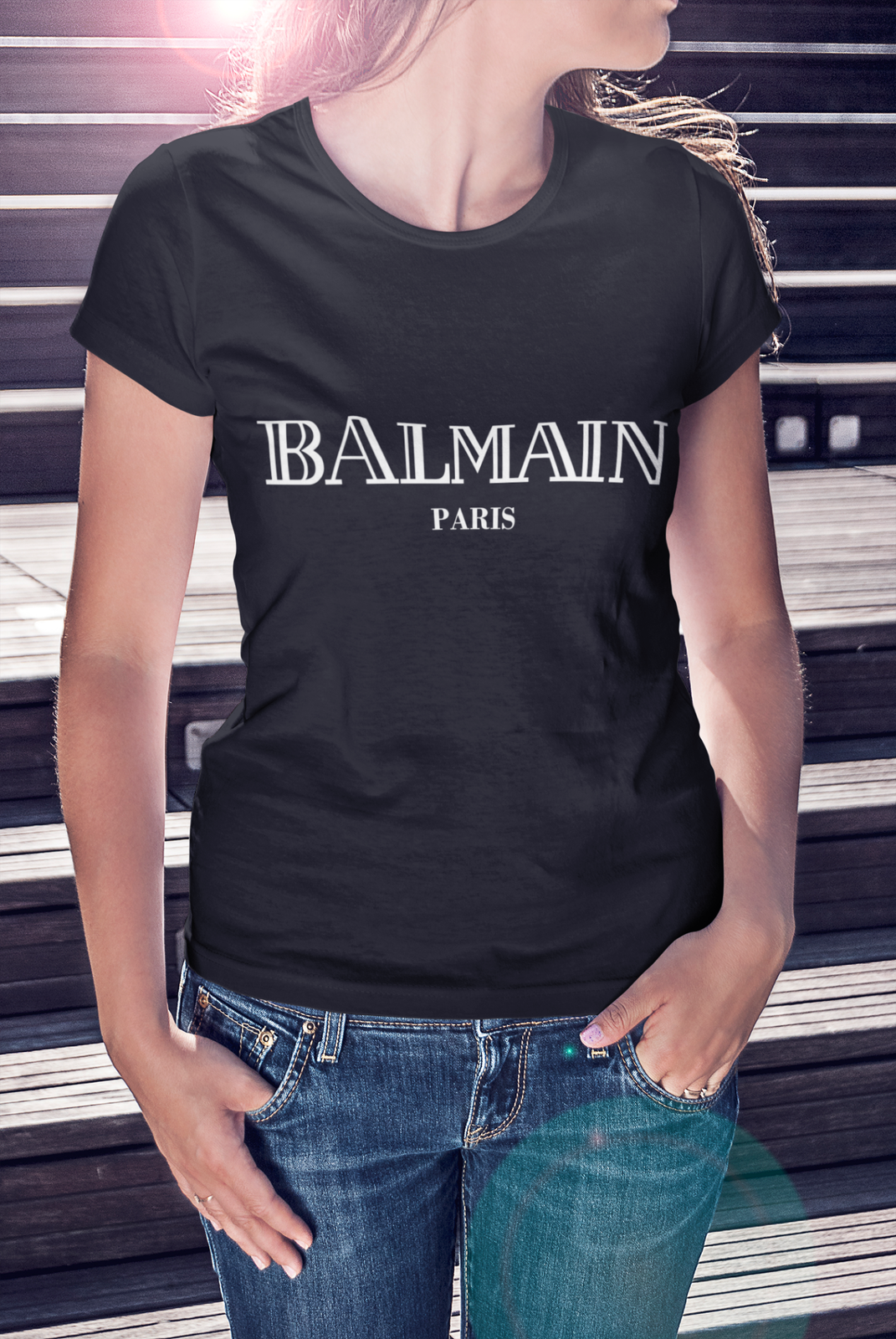Balmain T Shirt Balmain Paris Shirt, unisex soft-style t-shirt, graphic tees-image