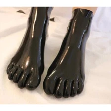 3D Latex Socks with 5 Toe for Women Wear