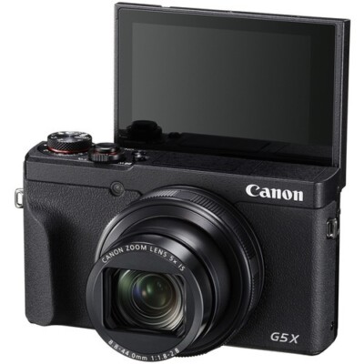 Canon PowerShot G5 X Mark II 4K UHD 20.2MP Digital Camera Black - 95%New