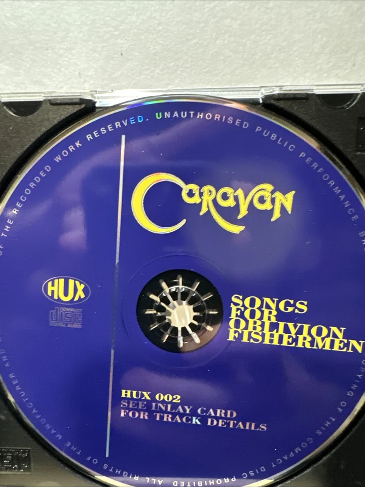 Songs for Oblivion Fishermen by Caravan (CD, May-2002, Hux Records) Foto 4 de 4