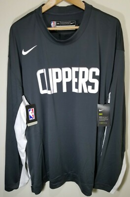 Nike Mens NBA LA Clippers Team Issued Warmup Practice Shirt AV0904 Size XXL Tall