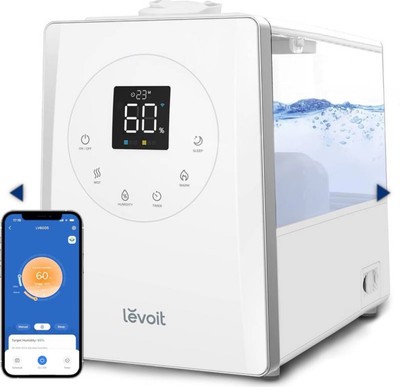 LEVOIT LV600S Smart Warm and Cool Mist Humidifiers 6L, Warm&Cool 