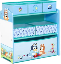 - Bluey Design & Store 6 Bin Toy Storage Organizer - Greenguard Gold Certified,