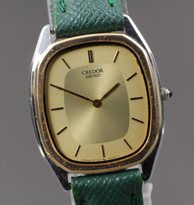 New Belt [Exc+5] SEIKO CREDOR 6730-5120 14K Bezel 21m Qz Lady