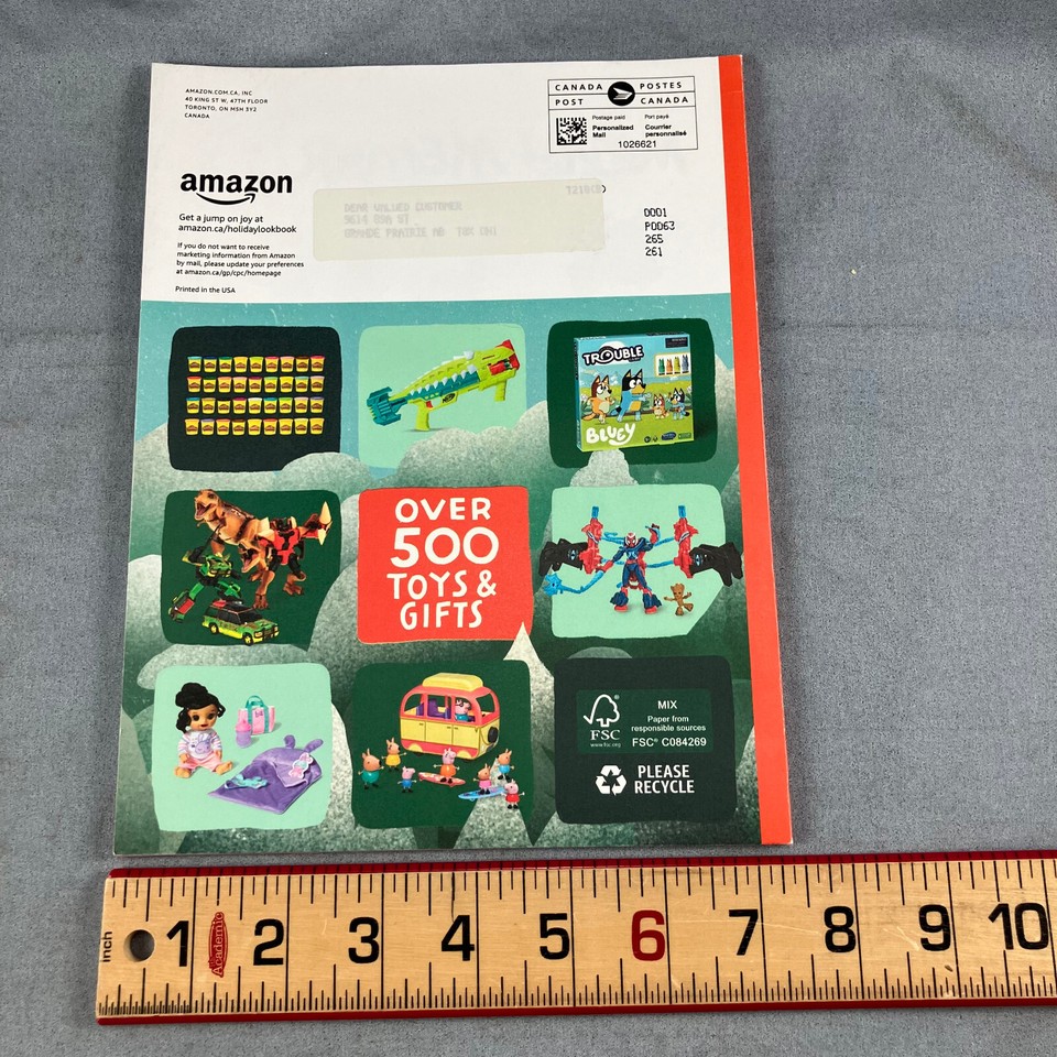 Amazon CANADA 2022 Holiday Kids Gift Toy Guide Book Catalog Xmas Share