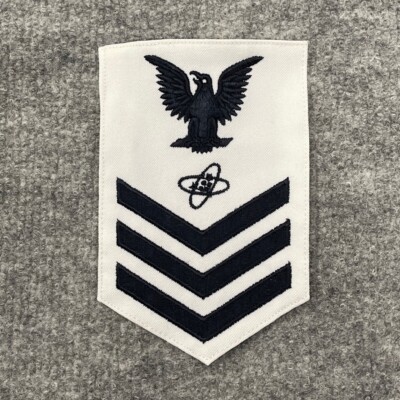 USN NAVY PETTY OFFICER 1. KLASSE (E6) BEWERTUNGSABZEICHEN, ELEKTRONIKER (ET)