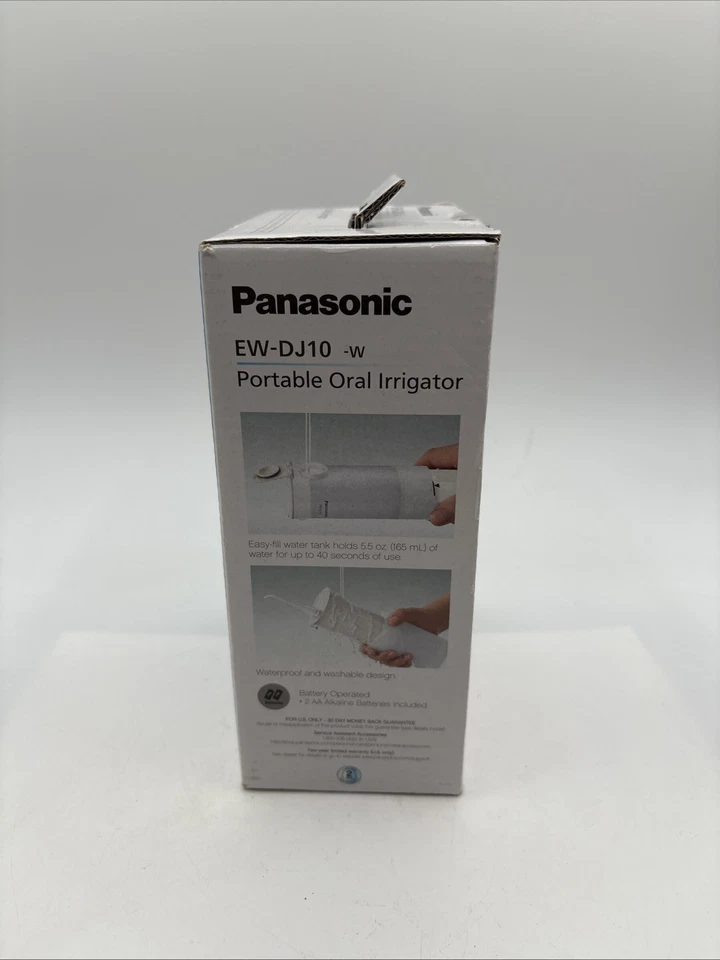 Irrigador oral portátil Panasonic a batería selección de agua EW-DJ10-W Foto 2 de 4