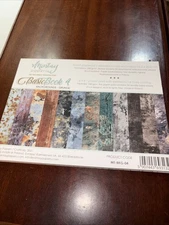 Mintay Papers - 6 x 8 Basic Book 4 - Backgrounds Paper Pad - Grunge