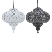 Modern Moroccan Ceiling Light Shade Easyfit Pendant Lightshade Fretwork Design