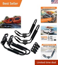 Universal Kayak Carrier Racks - 4 Pairs 150 Lbs Capacity For Easy Loading