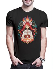 Fire Goddess Herren T-Shirt Feuer Göttin Fantasy Elves Elfen Fairy Fairies Lord