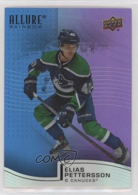 2021 Upper Deck Allure Rainbow Blue Purple 121/199 Elias Pettersson #R-83 1j1a