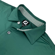 FootJoy FJ Men's Performance Stretch S/S Polo Shirt Green   Large