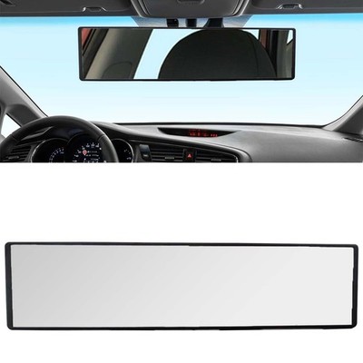 Car Rearview Mirrors, 11.26 Inch HD Wide Angle Mirror Anti Glare Clip-On
