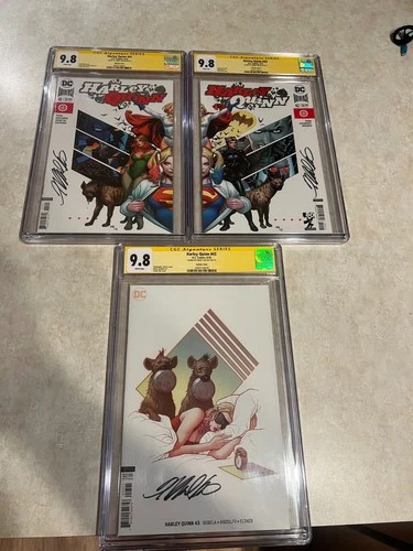 Harley Quinn #41, 42, 43 CGC 9.8 Graded Comic Set - Signed Frank Cho Variants