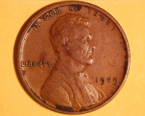 1909 VDB  LINCOLN WHEAT  PENNY  VF ***217-6