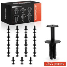 FRANKBERG 20x NYLON-CLIP SCHWARZ passend f�r BMW 1 2 3 4 5 6 7 IX X3 X5 X6 X7 XM