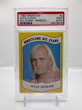 1982 Wrestling All-Stars Series A Hulk Hogan #2 All Stars Series A Oc PSA 9
