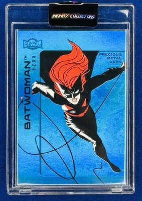 2025 SkyBox Metal Universe Batman Batwoman Blue PMG Precious Metal Gems 29/50