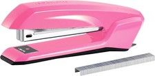 Bostitch Office Ascend 3 in 1 Stapler Integrated Remover  Full Size, Pink