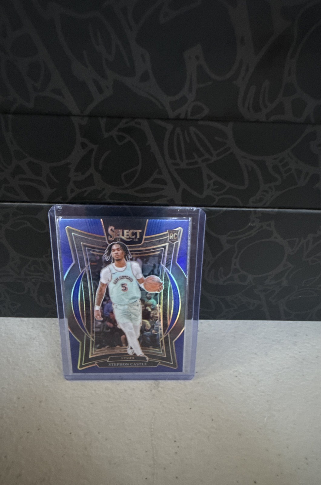 2024-25 Panini Select - Concourse Stephon Castle #72 Blue Prizm (RC)