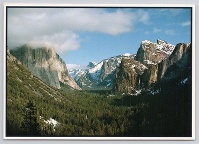 Yosemite National Park Valley View Vintage Postcard 1985 John Wagner 4x6