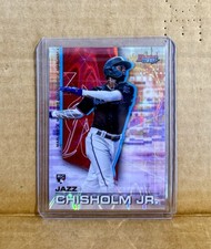 2021 Bowman's Best Jazz Chisholm Jr. #26 Red Lava /5 Rookie Marlins