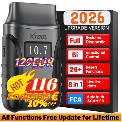 XTOOL A30M KFZ OBD2 Diagnosegerät Profi BT Scanner ALLE System Auto Auslesegerät