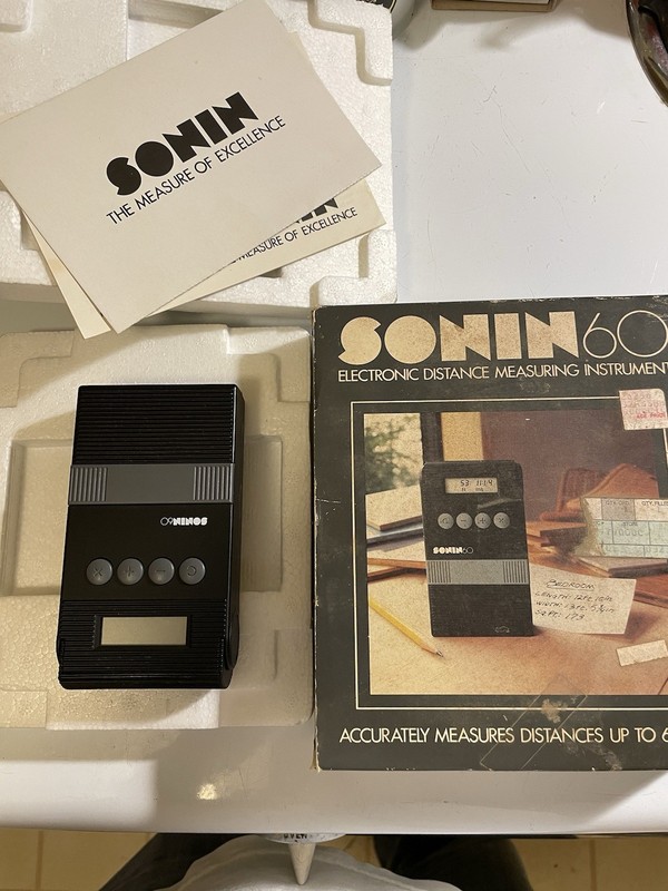 SONIN 60 Electronic Ultrasonic  Distance Measure W/ Manual
