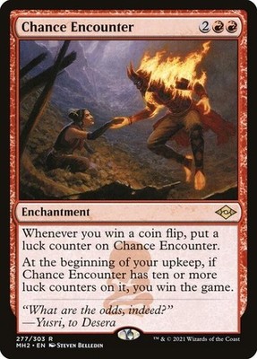 Chance Encounter (Foil Etched) -Foil Near Mint MTG Modern Horizons 2