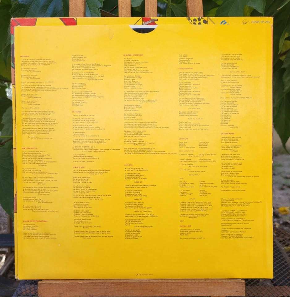 Telephone  Un Autre Monde - LP 33T Original Fra 1984 Inner Sleeve (EX/EX) - Photo 3/4