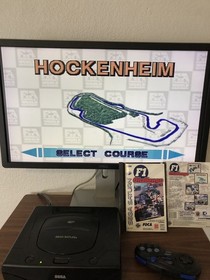 F1 Challenge Sega Saturn 1996 Virgin Foca 1 Official NO Case Formula One Racing