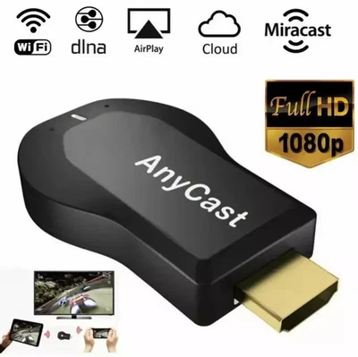 HDMI Dongle WLAN WiFi 1920P HD TV Stick Miracast AirPlay ChromeCast USB Anycast - Bild 1 von 4