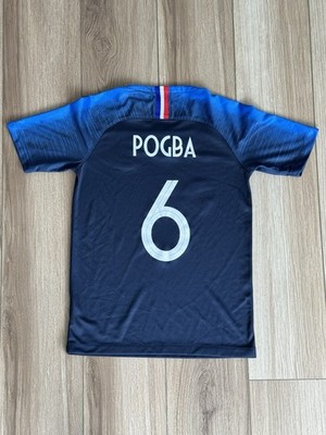 Nike Paul Pogba 2018 France Home Blue Soccer Football Jersey #6