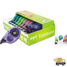 68723 MONO Retro Correction Tape, Assorted Colors, 10-Pack. Colorful, Easy To...