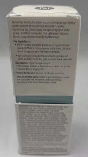 Creme Noturno Nerium Age Defying Suave Hidrata Rugas da Pele 1 oz 30 ml Selado - Imagem 2 de 3