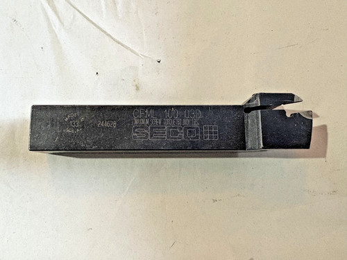SECO CFML 10003D Grooving and Parting Toolholder, used
