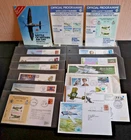 Bundle of Commemorative RAF Aviation cards, letters, stamps and programmes