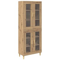 Highboard Artisan Eiche Breite 69,5 Tiefe 34 HöHe 180 Cm Holzwerkstoff