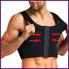Men's Chest Vest Sweat Chest Bandage Tight-fitting Underwear Body Shaper Corset