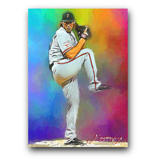 Madison Bumgarner #9 Art Card Limited 30/50 Vela Signed (San Francisco Giants)