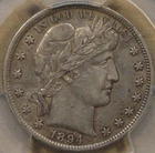1894 Barber Half Dollar 50c PCGS Certified AU50