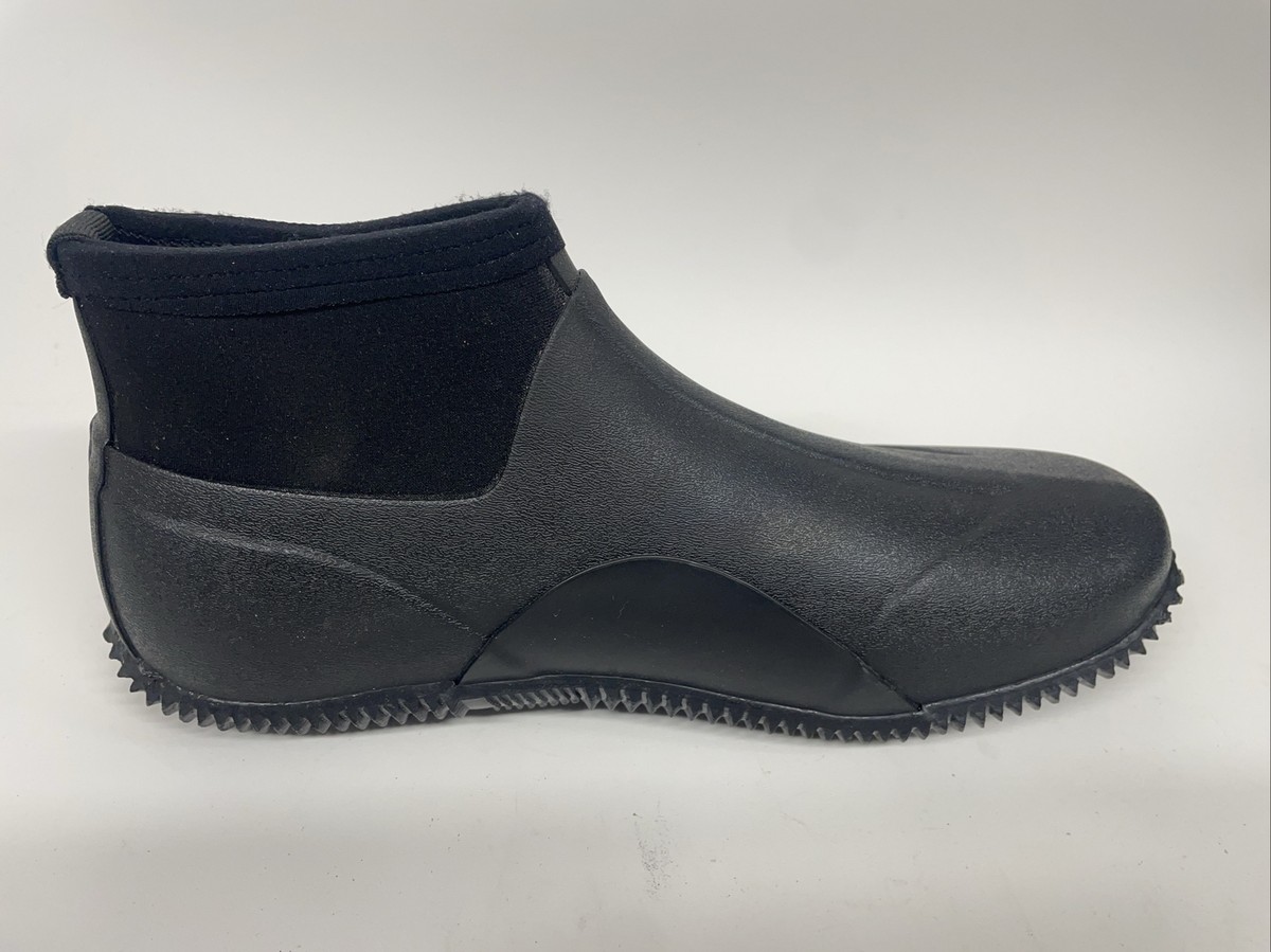 TENGTA Men’s Black Neoprene Waterproof  Pull On Rubber Boots Size 11 Garden Rain TENGTA Waterproof Garden Shoes | Unisex Rain Boots for Men  main image 3