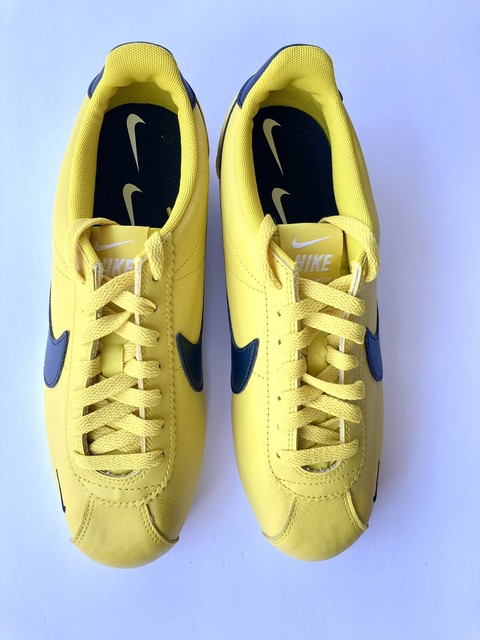 nike cortez premium bright citron